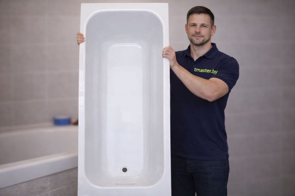 размер акриловй вставки в ванну