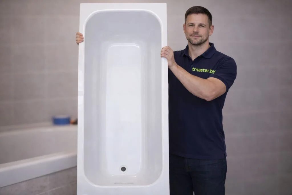 размер акриловй вставки в ванну